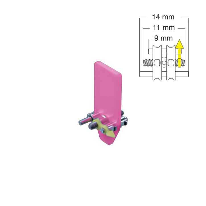 Śruba trapezowa 5 mm górna (100 szt.)