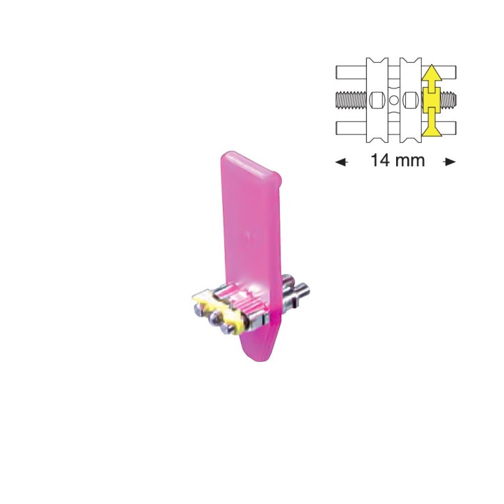 Śruba medium 14 mm górna (100 szt.)